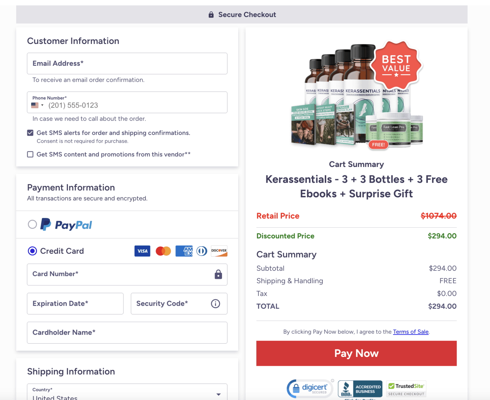 Kerasentials-order-page